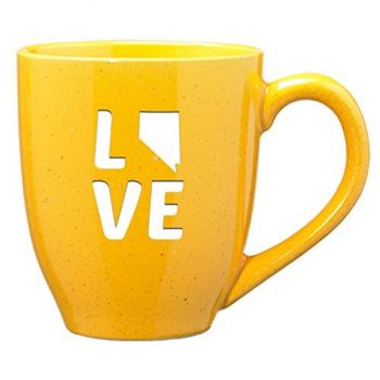 16 oz Ceramic Coffee Mug with Handle - Nevada Love - Nevada Love