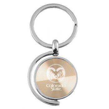 Spinner Round Keychain - Colorado State Rams