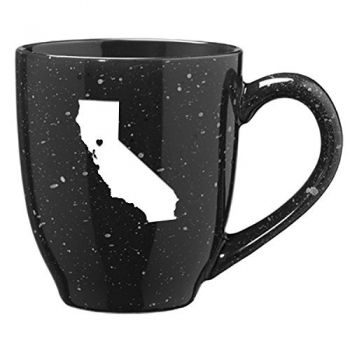 16 oz Ceramic Coffee Mug with Handle - I Heart California - I Heart California