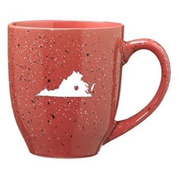 16 oz Ceramic Coffee Mug with Handle - I Heart Virginia - I Heart Virginia