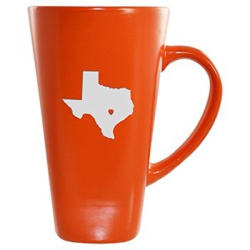 16 oz Square Ceramic Coffee Mug - I Heart Texas - I Heart Texas