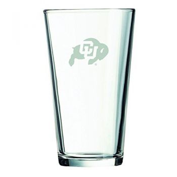 16 oz Pint Glass  - Colorado Buffaloes