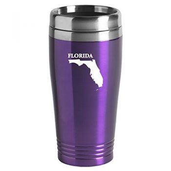 16 oz Stainless Steel Insulated Tumbler - Florida State Outline - Florida State Outline