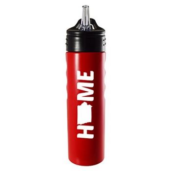 24 oz Stainless Steel Sports Water Bottle - Iowa Home Themed - Iowa Home Themed