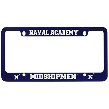 Stainless Steel License Plate Frame - Navy Midshipmen