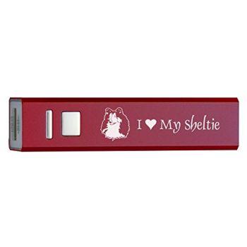 Quick Charge Portable Power Bank 2600 mAh  - I Love My Sheltie