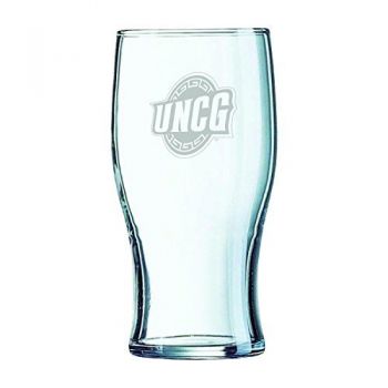 19.5 oz Irish Pint Glass - UNC Greensboro Spartans