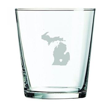 13 oz Cocktail Glass - I Heart Michigan - I Heart Michigan