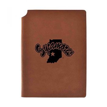 Leather Hardcover Notebook Journal - Indiana State Sycamores