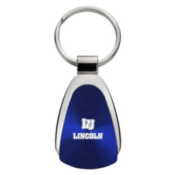 Teardrop Shaped Keychain Fob - Lincoln University Tigers