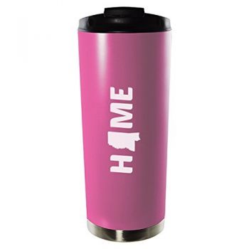 16 oz Vacuum Insulated Tumbler with Lid - Mississippi Home Themed - Mississippi Home Themed