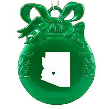 Pewter Christmas Bulb Ornament - I Heart Arizona - I Heart Arizona