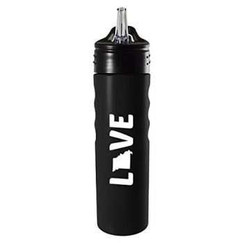 24 oz Stainless Steel Sports Water Bottle - Missouri Love - Missouri Love