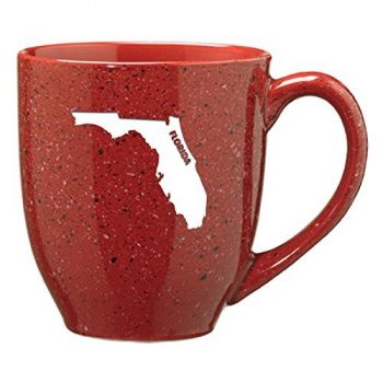 16 oz Ceramic Coffee Mug with Handle - Florida State Outline - Florida State Outline