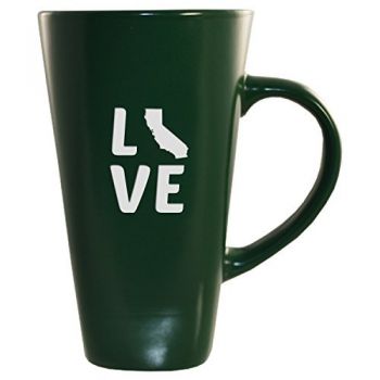16 oz Square Ceramic Coffee Mug - California Love - California Love