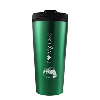 16 oz Insulated Tumbler with Lid  - I Love My Cavalier King Charles