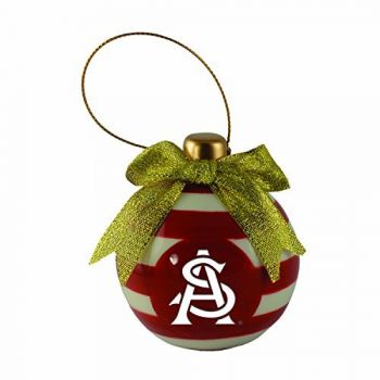 Ceramic Christmas Ball Ornament - ASU Sun Devils