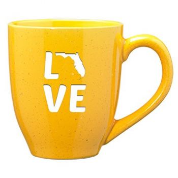 16 oz Ceramic Coffee Mug with Handle - Florida Love - Florida Love