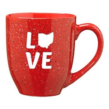 16 oz Ceramic Coffee Mug with Handle - Ohio Love - Ohio Love