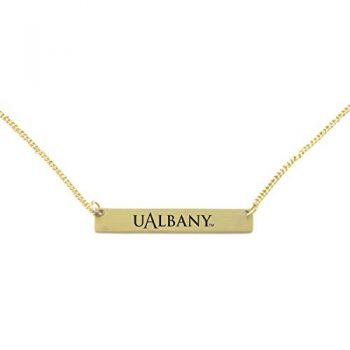 Brass Bar Necklace - Albany Great Danes