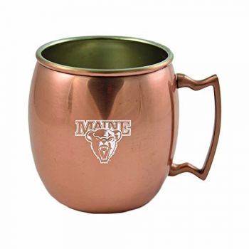 16 oz Stainless Steel Copper Toned Mug - Maine Bears