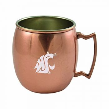 16 oz Stainless Steel Copper Toned Mug - Washington State Cougars
