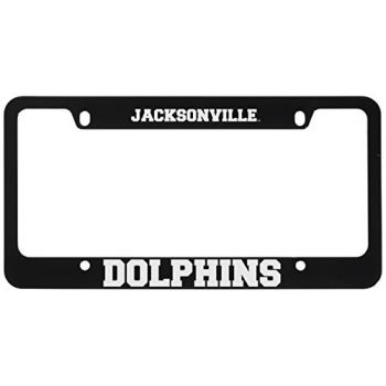 Stainless Steel License Plate Frame - Jacksonville Dolphins