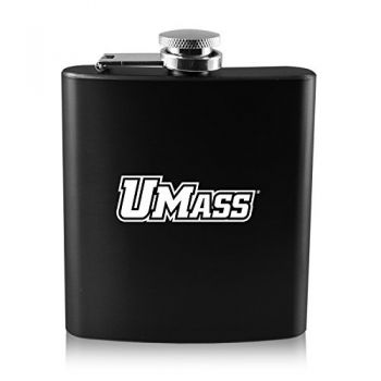 6 oz Stainless Steel Hip Flask - UMass Amherst