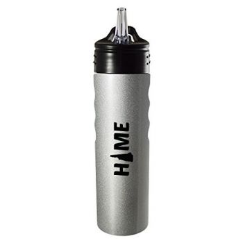 24 oz Stainless Steel Sports Water Bottle - New Hampshire Home Themed - New Hampshire Home Themed