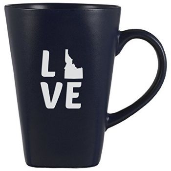 14 oz Square Ceramic Coffee Mug - Idaho Love - Idaho Love