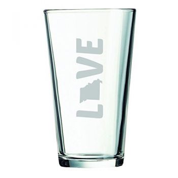 16 oz Pint Glass  - Missouri Love - Missouri Love