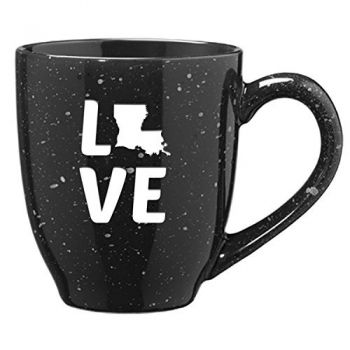 16 oz Ceramic Coffee Mug with Handle - Louisiana Love - Louisiana Love