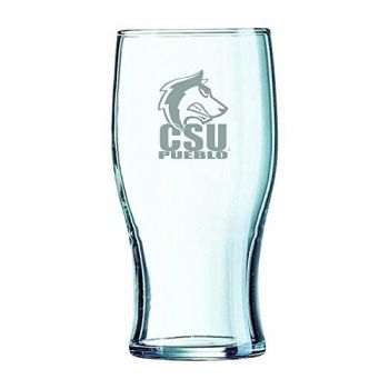 19.5 oz Irish Pint Glass - CSU Pueblo Thunderwolves