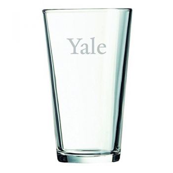 16 oz Pint Glass  - Yale Bulldogs