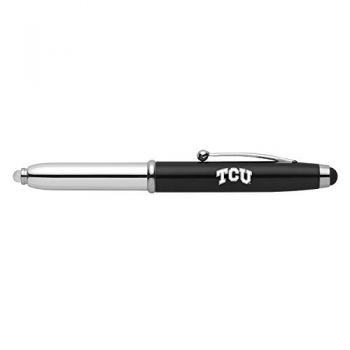 3 in 1 Combo Ballpoint Pen, LED Flashlight & Stylus - TCU Horned Frogs