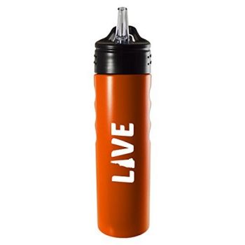 24 oz Stainless Steel Sports Water Bottle - New Hampshire Love - New Hampshire Love