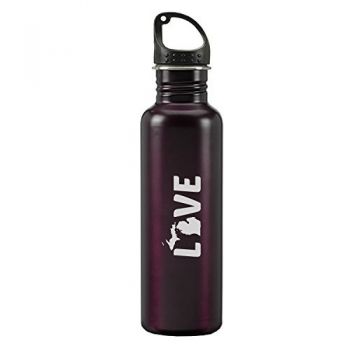 24 oz Reusable Water Bottle - Michigan Love - Michigan Love