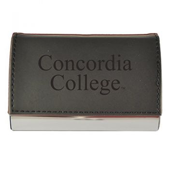 PU Leather Business Card Holder - Concordia Chicago Cougars