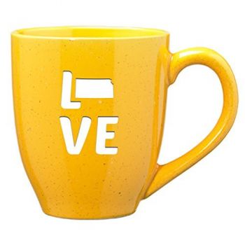 16 oz Ceramic Coffee Mug with Handle - Kansas Love - Kansas Love