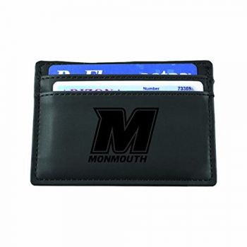 Slim Wallet with Money Clip - Monmouth Hawks