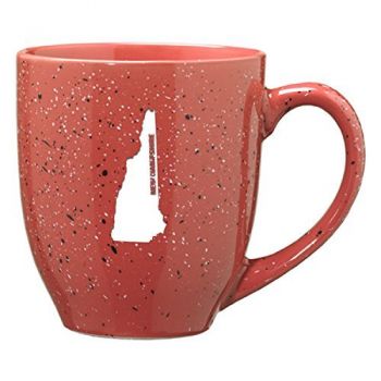 16 oz Ceramic Coffee Mug with Handle - New Hampshire State Outline - New Hampshire State Outline