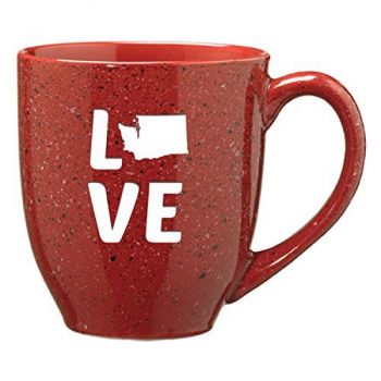 16 oz Ceramic Coffee Mug with Handle - Washington Love - Washington Love