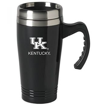 16 oz Stainless Steel Coffee Mug with handle - Kentucky Wildcats