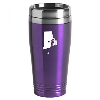 16 oz Stainless Steel Insulated Tumbler - I Heart Rhode Island - I Heart Rhode Island