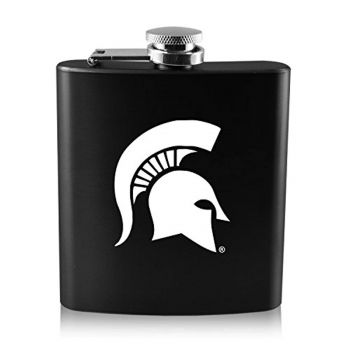 6 oz Stainless Steel Hip Flask - Michigan State Spartans