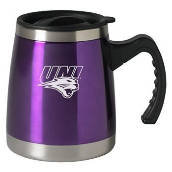 16 oz Stainless Steel Coffee Tumbler - Northern Iowa Panthers