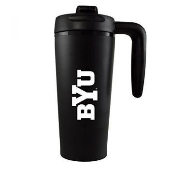 16 oz Insulated Tumbler with Handle - BYU Cougars