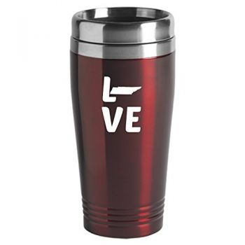16 oz Stainless Steel Insulated Tumbler - Tennessee Love - Tennessee Love