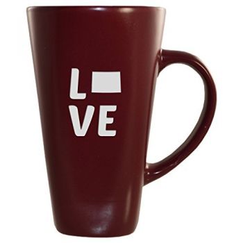 16 oz Square Ceramic Coffee Mug - Colorado Love - Colorado Love