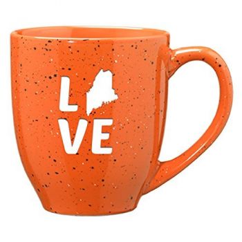 16 oz Ceramic Coffee Mug with Handle - Maine Love - Maine Love